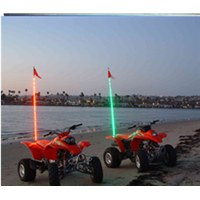 white, red, blue RGB  ATV UTV, Buggy LED Whips