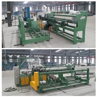 Full auto chain link fence making machine