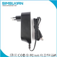 24W AC adapter with European plug TUV GS CE approval