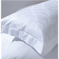 100% cotton white hotel pillow case