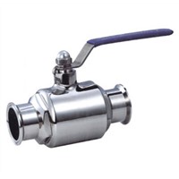 Clamped ball valve