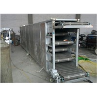Multi layer belt type drying machine