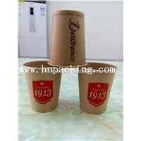 disposable paper coffee cup with printing logo