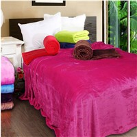 Super Soft Coral Fleece Home Bed Sheet