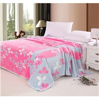 100% Polyester Home Super Soft Mink Bed Sheet