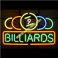 9 Ball Billiards Neon Sign