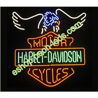 Harley Davidson Motorcycle Neon Sign