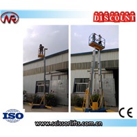 Vertical man lift Hydraulic aluminum lift table Aerial working platform