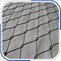 Stainless steel flexible wire rope mesh used as balustrades security mesh