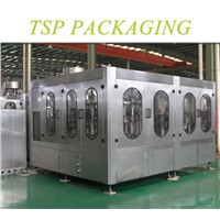 Automatic fruit juice filling and packaging machine/ hot filling type equipment for 38mm PET bottle