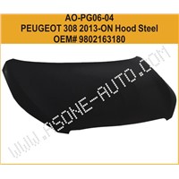 Hood Steel For Peugeot 308 Auto Body Parts