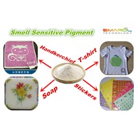 Smell sensitive powder ink with different types of fragrance