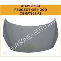 AsOne Hood/Bonnet For Peugeot 408 Auto Kit OEM=7901.R8