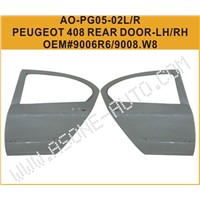 AsOne Rear Door For Peugeot 408 Metal Replacement OEM=9008.W8