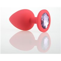 Silicone Anal Toys Diamond Crystal Jewelry Butt Plugs Insert Stopper Anal Dildo