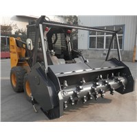 skid steer bobcat loader forestry mulcher attachment