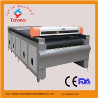Auto feeding Laser Cloth engravig and cutting machine wth 1600 x 3000mm size TYE-1630