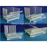 Heavy Duty Collapsible Stackable Welding Mesh Pallet Container