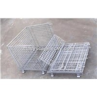 Industrial Stainless Steel Collapsible Bulk Box Storage Crate