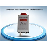 single point of wall-mounted gas alarming detector