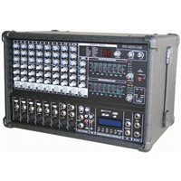 10 Channel Amplifier Sound Mixer with USB, SD, LCD Display