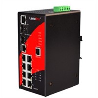 LNP-1002GN 10-Port Industrial PoE Managed Ethernet Switch