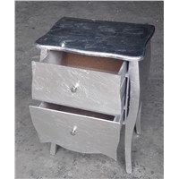 Wooden Silver+Golden Surface Cabinet for Living Room etc...