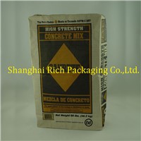 kraft brown paper bag 25kg for mortar
