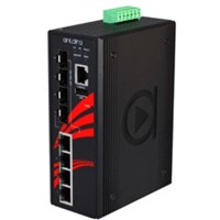 8-Port Industrial PoE+ Gigabit Managed Ethernet Switch