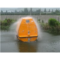 Marine ocean enclosed boat lifeboat with engine for ships