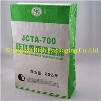 25kg 2-4 colored printing brown kraft paper cement bags
