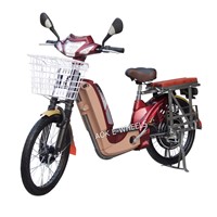 350W/450W Motor Bike Moped Scooter with Basket and Mirrior (EB-013D)