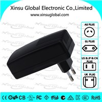 9V 3A wall mount ac dc power adapter