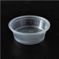 1.5 oz translucent PP Souffle Cup / Portion Cup /Sauce cup with PET lid - 2500 / Case