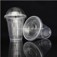 Customized Logo 12oz disposable transparent plastic cup