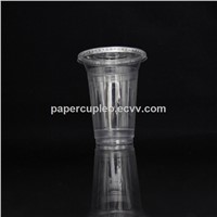 Customized Logo 14oz disposable transparent plastic cup