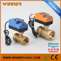 DC24V Brass Ball Valve with Electric Actuator