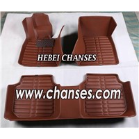 All rounded 5D car floor mats