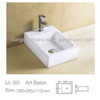 square art basin wash basins model design