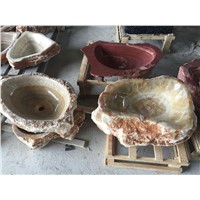 Honey Onyx Sink, Marble Basin, Stone Wash Basin,Natural Stone Sink