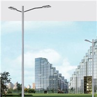 energy saving solar double arm street light pole (YLDG-S)