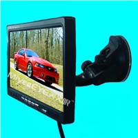 7 inch TFT LCD car monitor,standard with sucker mount,Roof Mount Car Monitor