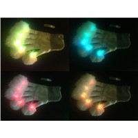 LED gloves and hat