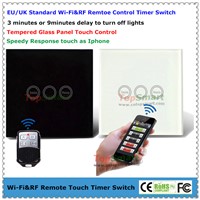 EU/UK Wifi Smart Phone APP Remote Control Or RF Remote Control Timer Touch Switch