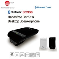Universal Bluetooth In-Car Speakerphone hands-free telephone with built-in Microphone Music Playing