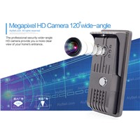 AlyBell WiFi wireless 1MP P2P wide angle 120 degrees long range digital peephole door viewer