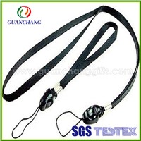 most popular custom printed polyester fancy whistle lanyard