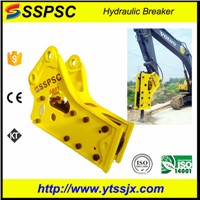 Best quality triangle open type rock breaker excavator backhoe loader skid steer applicable