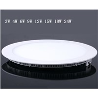LED ceiling panel light , round indoor living room lighs CE Rohs 3W-24W