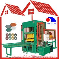 Brick Machinery QT4-20 Automatic Hydraulic Cement Block Making Machine